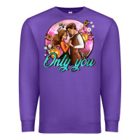 Purple only you and couple with keys Premium Sweatshirt - AdoDesignShop