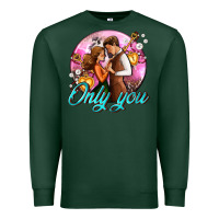 Sports Green only you and couple with keys Premium Sweatshirt - AdoDesignShop