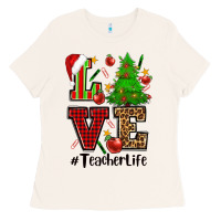 Bone love teacher life christmas Ladies Tee - CowGirlArtShop
