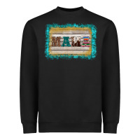 Black western turquoise's mama background Heavyweight Sweatshirt - BarkalooDesign