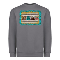 Storm western turquoise's mama background Heavyweight Sweatshirt - BarkalooDesign