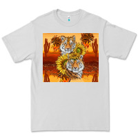 Dove Grey tigers with scratches Premium Tee - TumblerDesignByShophia
