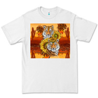 White tigers with scratches Premium Tee - TumblerDesignByShophia