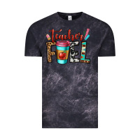 Cloud Black teacher fuel Vintage Tee - OliviaCreatesArt