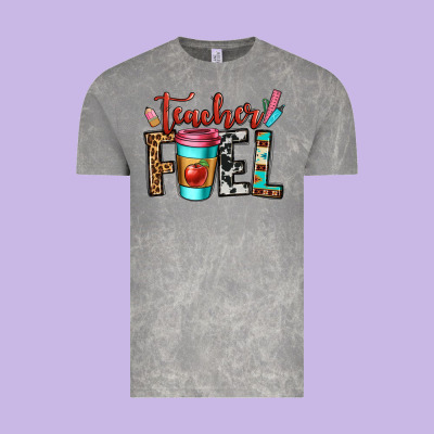 Teacher Fuel Vintage Tee Designed By Oliviacreatesart