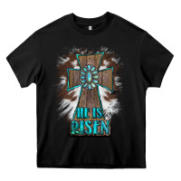 Black cross1 Heavy Core Tee - RanaPortraitStore
