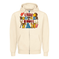 Sandshell little brother biggest fan Zipper Hoodie - AdoDesignShop