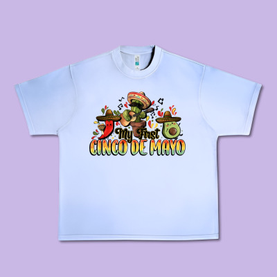 My First Cinco De Mayo Urban Heavy Tee Designed By Fadigitalartstudio