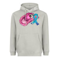 Moon Dust cowboy hat and cancer ribbon Heavyweight Hoodie - AdoDesignShop