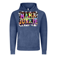 Vintage Denim Mama junkie Mother's Day Vintage Hoodie - FaDigitalArtStudio