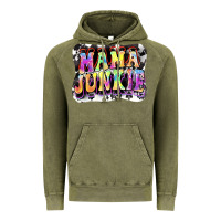 Vintage Olive Mama junkie Mother's Day Vintage Hoodie - FaDigitalArtStudio