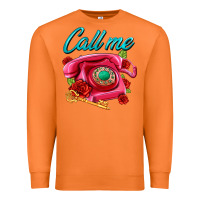 Carrot call me roses and pink telephone Premium Sweatshirt - AdoDesignShop