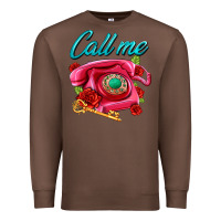 Chestnut call me roses and pink telephone Premium Sweatshirt - AdoDesignShop