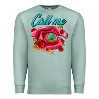 Seafoam call me roses and pink telephone Premium Sweatshirt - AdoDesignShop
