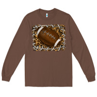 Chestnut leopard american football backround Long Sleeve Tee - RanaPortraitStore