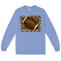 Colony Blue leopard american football backround Long Sleeve Tee - RanaPortraitStore