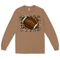 Toasted Coconut leopard american football backround Long Sleeve Tee - RanaPortraitStore