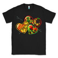 Black juneteenth hearts Classic Tee - CowGirlArtShop