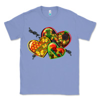 Colony Blue juneteenth hearts Classic Tee - CowGirlArtShop