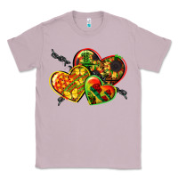 Lilac juneteenth hearts Classic Tee - CowGirlArtShop
