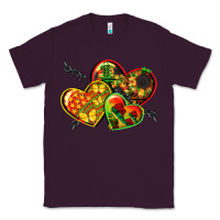 Plum juneteenth hearts Classic Tee - CowGirlArtShop