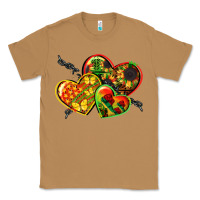 Toasted Coconut juneteenth hearts Classic Tee - CowGirlArtShop