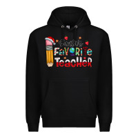 Black Santa Favorite Teacher Premium Hoodie - CowhideDigitalArt