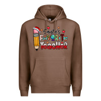 Chestnut Santa Favorite Teacher Premium Hoodie - CowhideDigitalArt