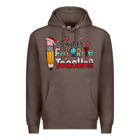 Coffee Santa Favorite Teacher Premium Hoodie - CowhideDigitalArt