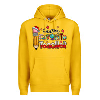 Lemon Santa Favorite Teacher Premium Hoodie - CowhideDigitalArt