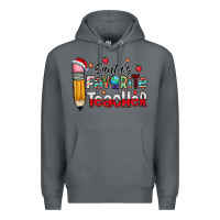 Rock Santa Favorite Teacher Premium Hoodie - CowhideDigitalArt