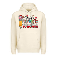 Tofu Santa Favorite Teacher Premium Hoodie - CowhideDigitalArt
