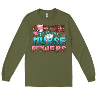 Army Green coffee gives me nurse powers bbs Long Sleeve Tee - BundleAndBundleShop