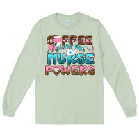 Matcha coffee gives me nurse powers bbs Long Sleeve Tee - BundleAndBundleShop