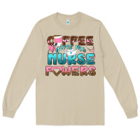 Mushroom coffee gives me nurse powers bbs Long Sleeve Tee - BundleAndBundleShop