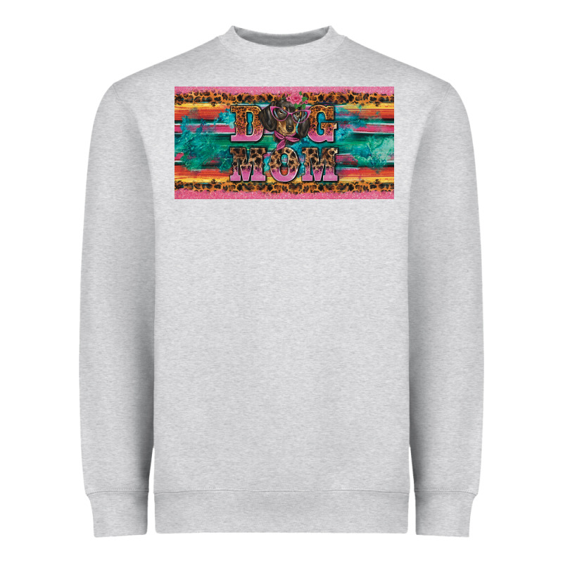 Dog Mom Danchshund  License Plate Template Heavyweight Sweatshirt by BarkalooDesign | Teevron