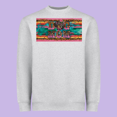 Dog Mom Danchshund  License Plate Template Heavyweight Sweatshirt Designed By Barkaloodesign