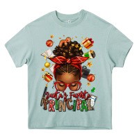 Arona santas favorite principal afro messy bun Heavy Core Tee - texasbilliewilder