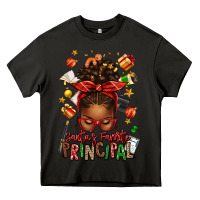 Asphalt santas favorite principal afro messy bun Heavy Core Tee - texasbilliewilder