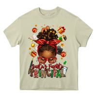 Mossy santas favorite principal afro messy bun Heavy Core Tee - texasbilliewilder
