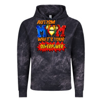 Cloud Black Autism mom what's your superpower Mother's Day Vintage Hoodie - FaDigitalArtStudio