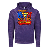 Cloud Purple Autism mom what's your superpower Mother's Day Vintage Hoodie - FaDigitalArtStudio