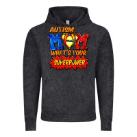 Vintage Black Autism mom what's your superpower Mother's Day Vintage Hoodie - FaDigitalArtStudio