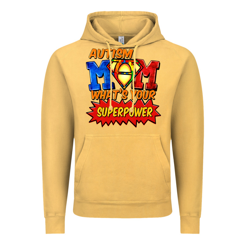 Autism Mom What's Your Superpower Mother's Day Vintage Hoodie by FaDigitalArtStudio | Teevron