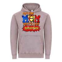 Vintage Zinc Autism mom what's your superpower Mother's Day Vintage Hoodie - FaDigitalArtStudio
