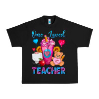 Black One Loved Teacher Valentines Day Cold Drink Frappe Urban Heavy Tee - FaDigitalArtStudio