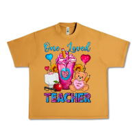 Peanut Butter One Loved Teacher Valentines Day Cold Drink Frappe Urban Heavy Tee - FaDigitalArtStudio