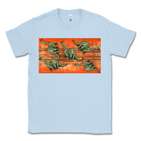 Dusty Blue dinosaur brontosaurus sippy cup Classic Tee - Artiststas