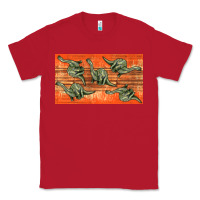 Red dinosaur brontosaurus sippy cup Classic Tee - Artiststas