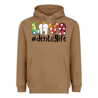 Toasted Coconut love dentallife Heavyweight Hoodie - AdoDesignShop